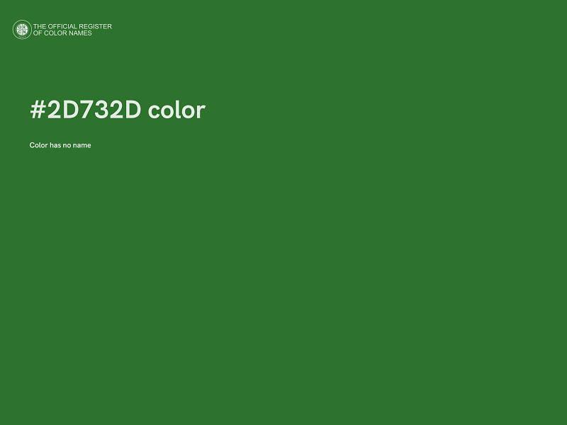 #2D732D color image