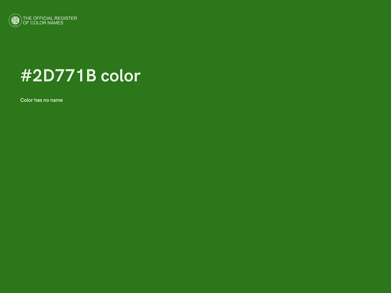 #2D771B color image