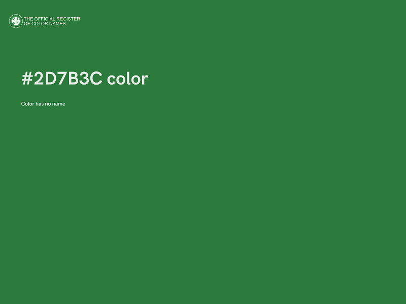 #2D7B3C color image