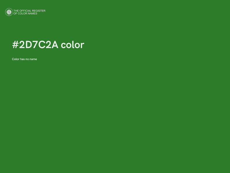 #2D7C2A color image