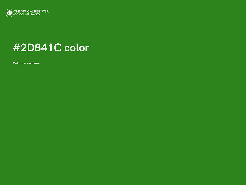 #2D841C color image