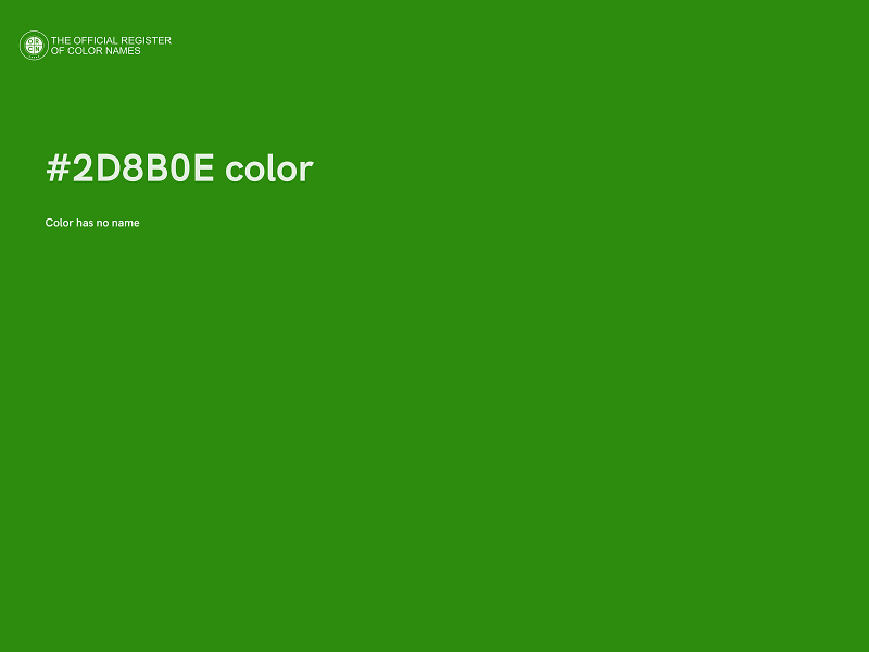 #2D8B0E color image