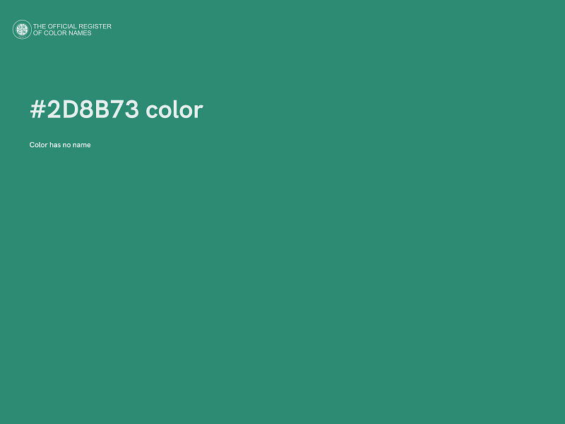 #2D8B73 color image