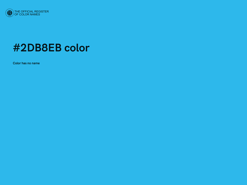 #2DB8EB color image