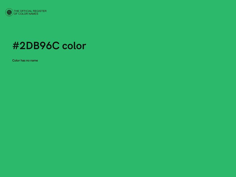 #2DB96C color image