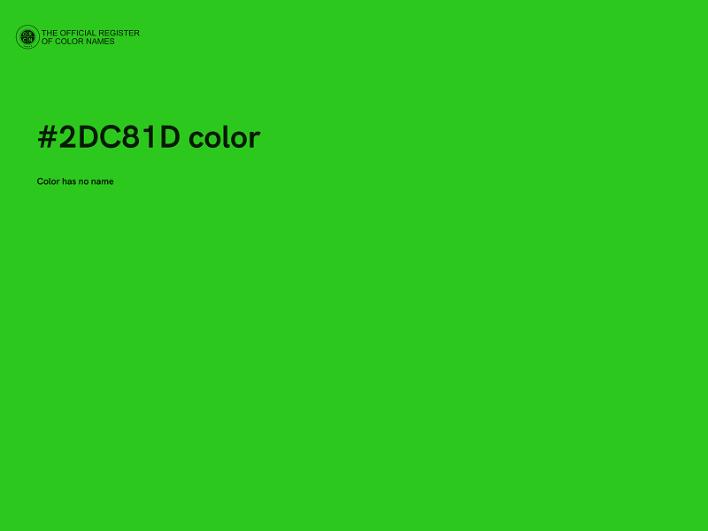 #2DC81D color image