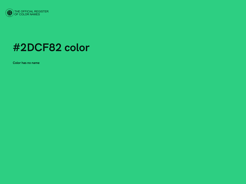 #2DCF82 color image