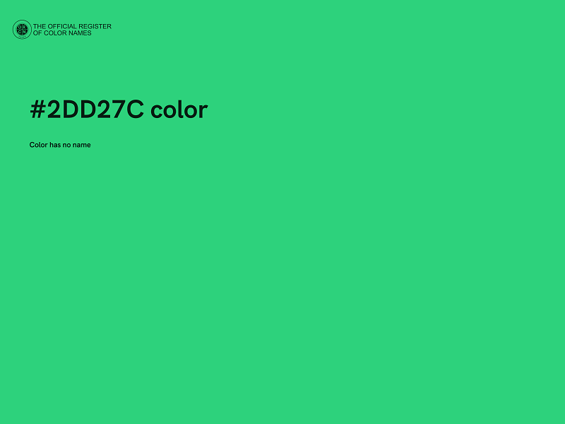 #2DD27C color image