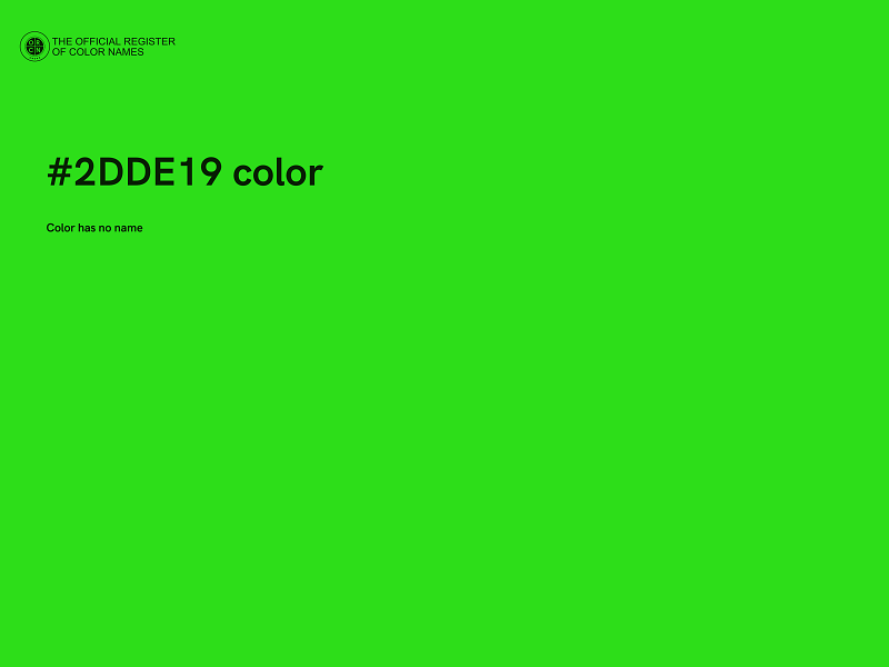 #2DDE19 color image