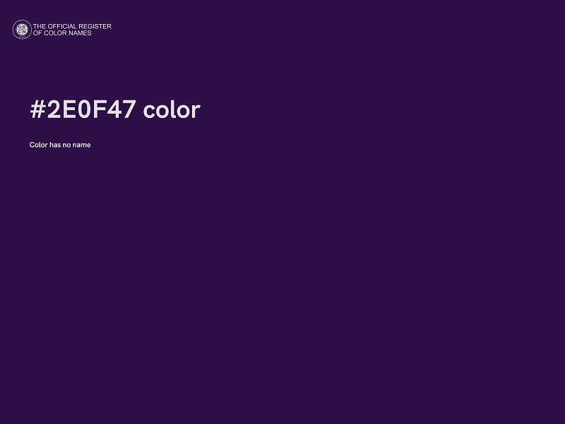 #2E0F47 color image