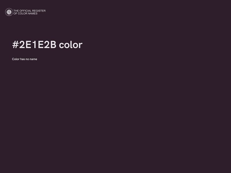 #2E1E2B color image