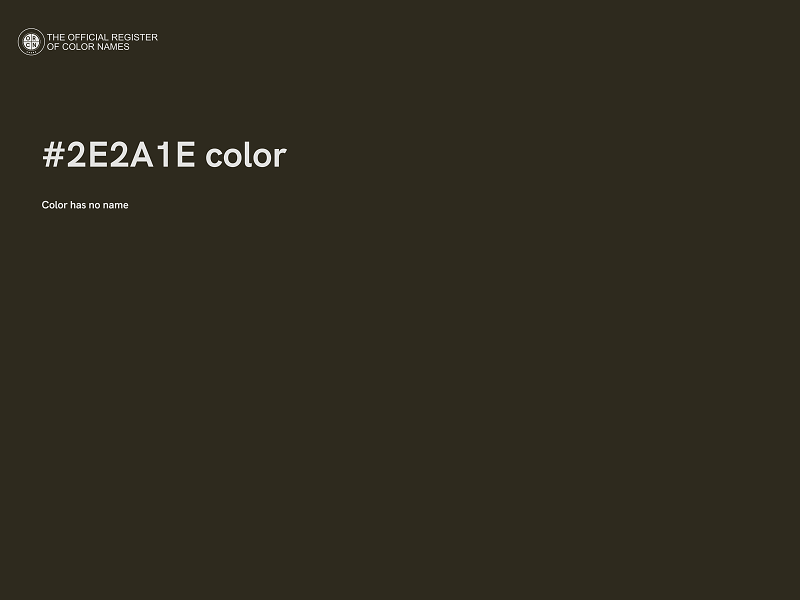 #2E2A1E color image