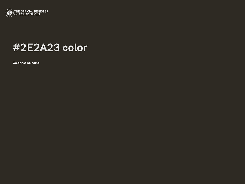 #2E2A23 color image