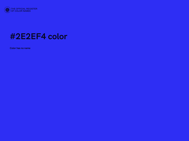 #2E2EF4 color image