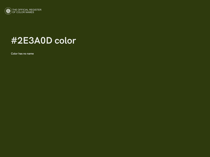 #2E3A0D color image