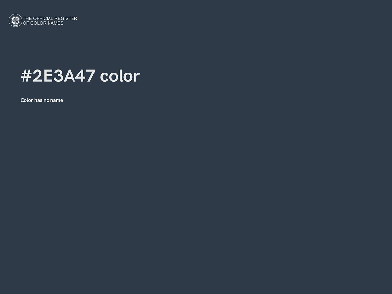 #2E3A47 color image