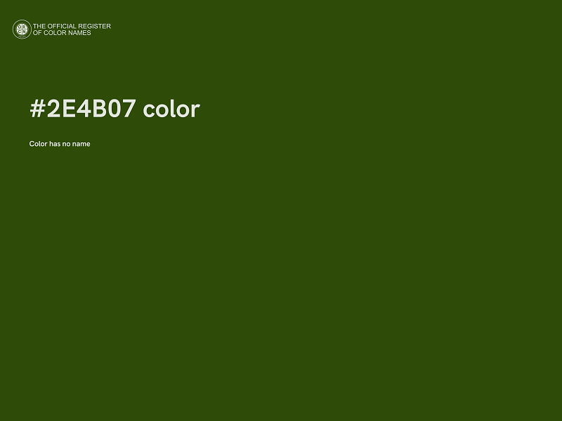 #2E4B07 color image