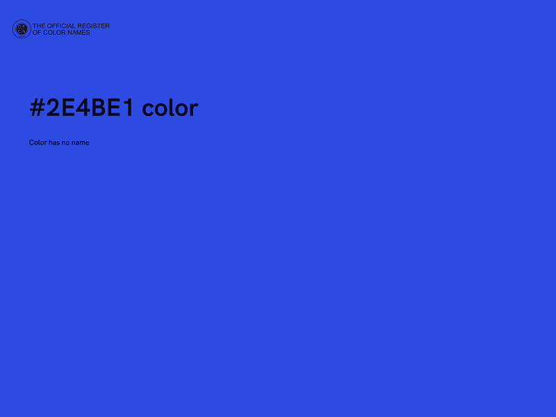 #2E4BE1 color image