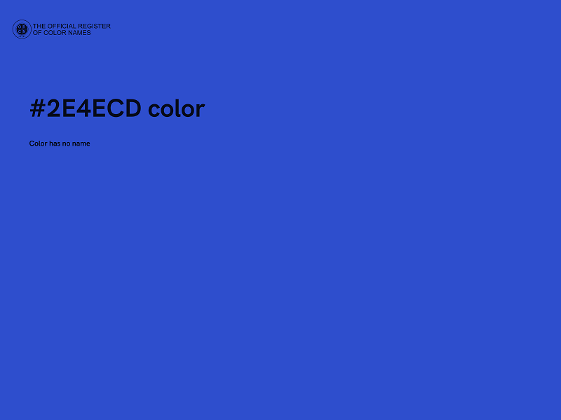 #2E4ECD color image