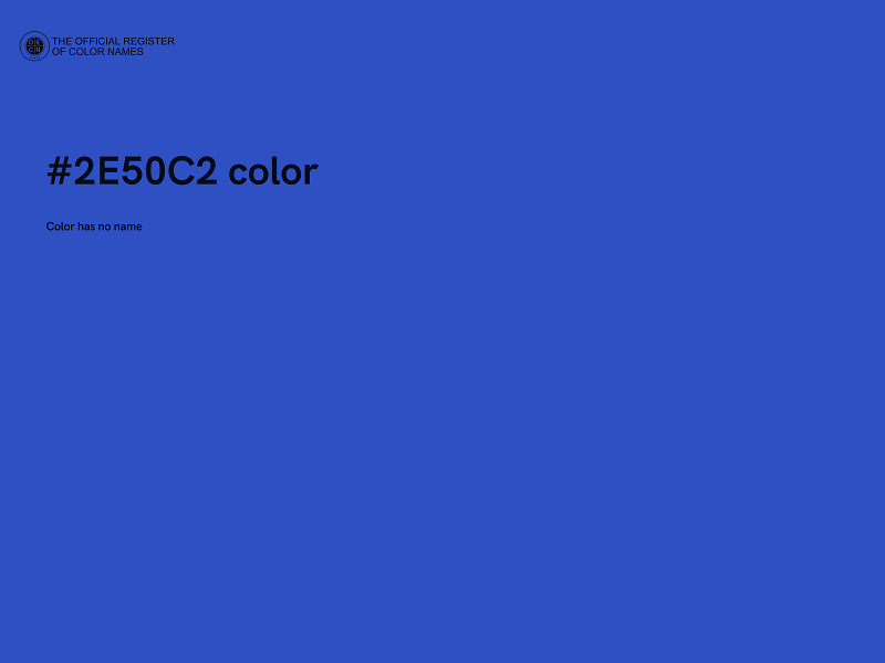 #2E50C2 color image