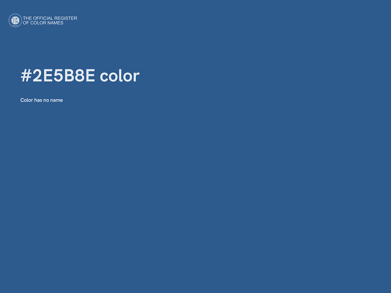 #2E5B8E color image