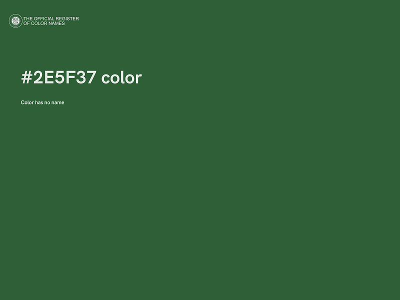 #2E5F37 color image