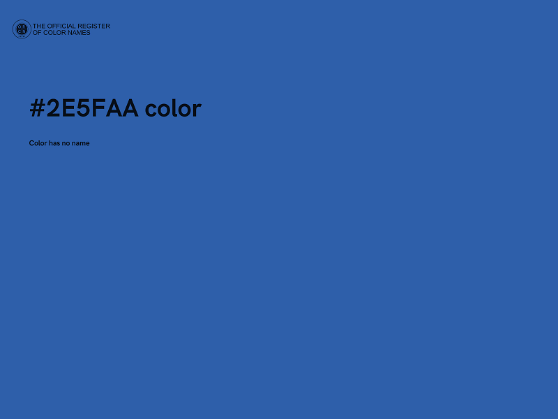 #2E5FAA color image