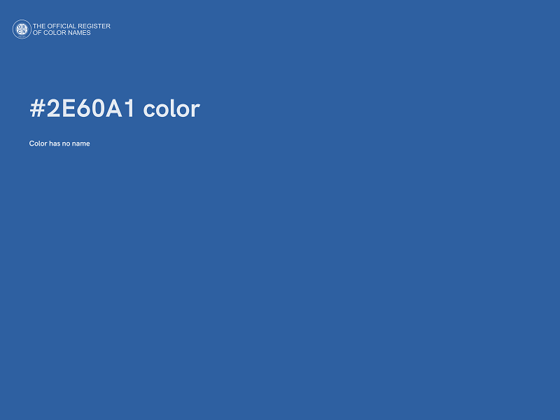 #2E60A1 color image