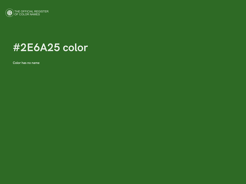 #2E6A25 color image