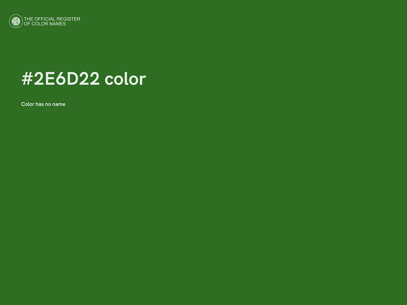 #2E6D22 color image