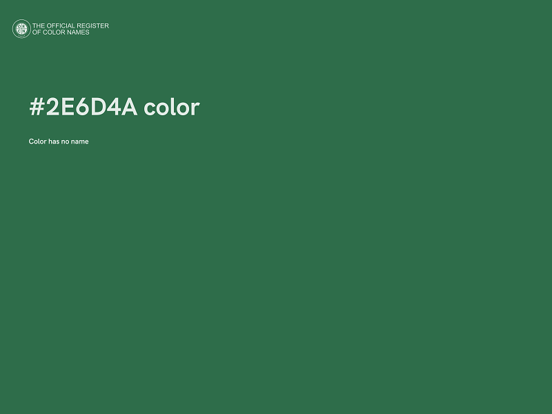 #2E6D4A color image