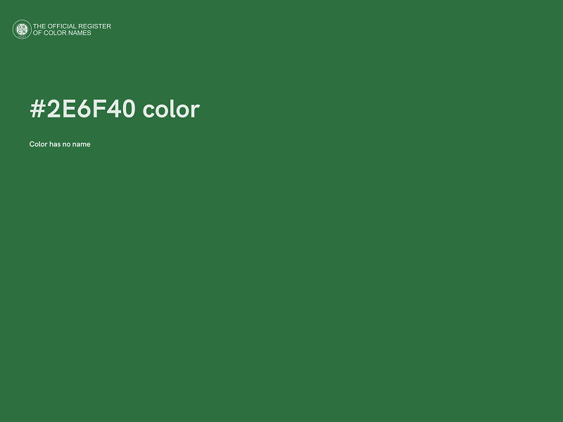 #2E6F40 color image