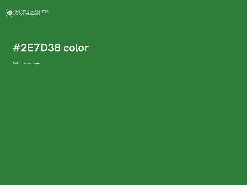 #2E7D38 color image