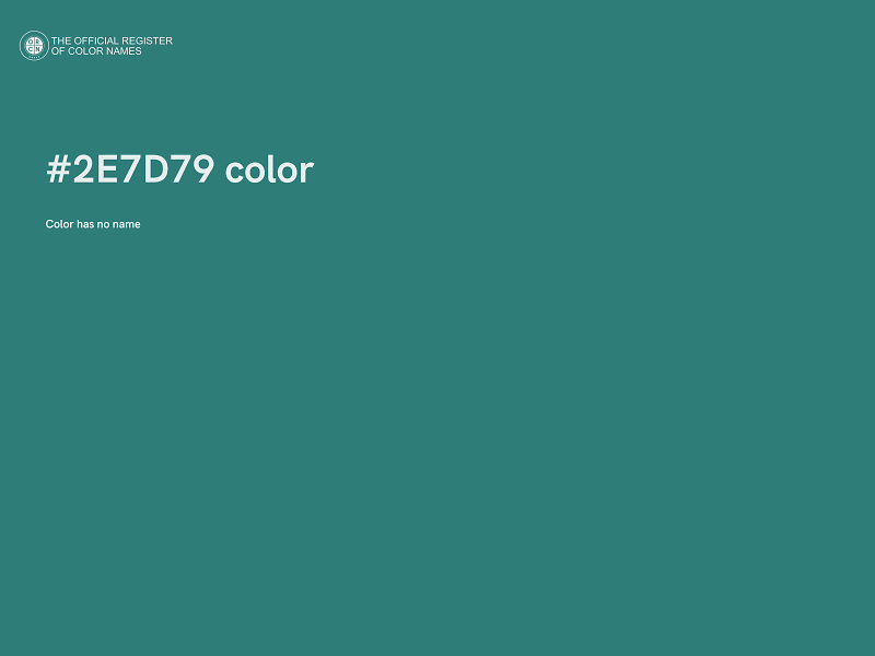 #2E7D79 color image