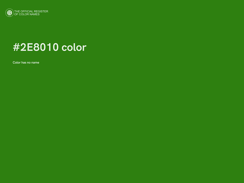 #2E8010 color image