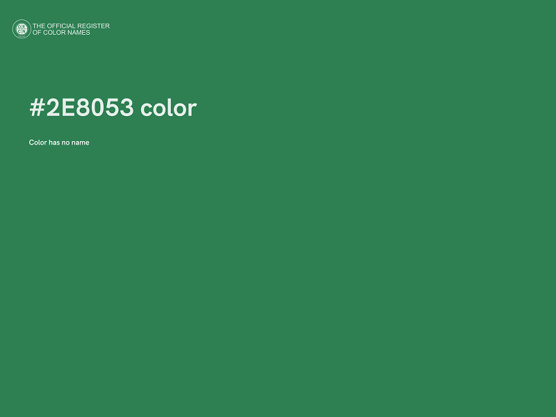 #2E8053 color image