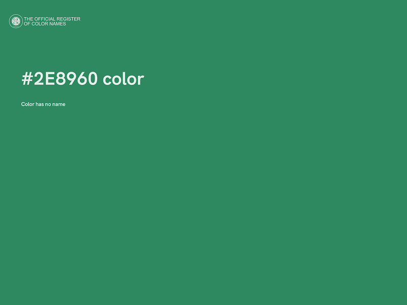 #2E8960 color image