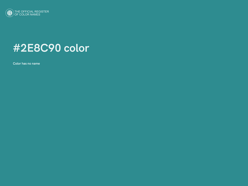 #2E8C90 color image