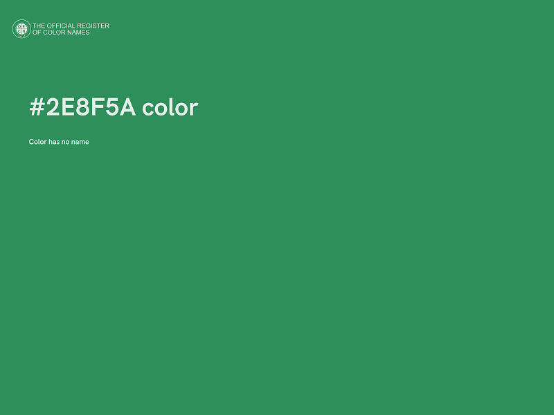 #2E8F5A color image