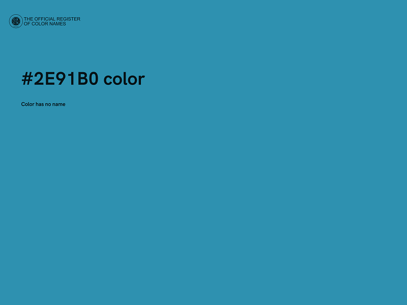 #2E91B0 color image