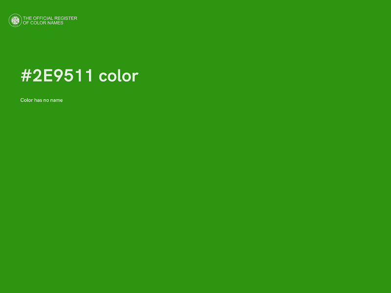 #2E9511 color image