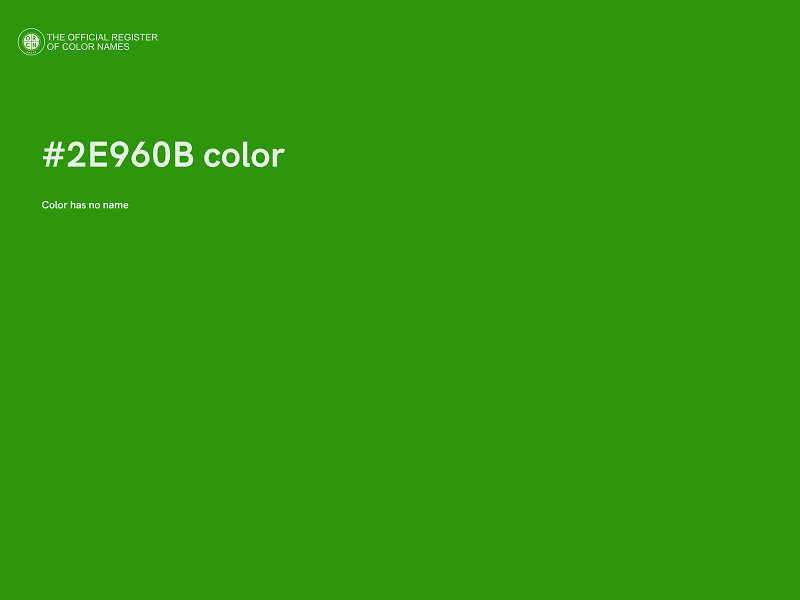 #2E960B color image