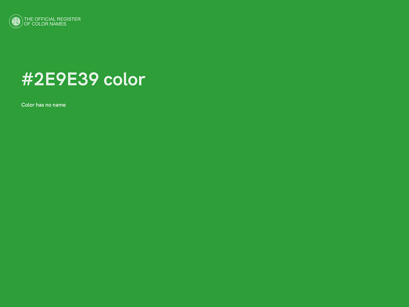 #2E9E39 color image