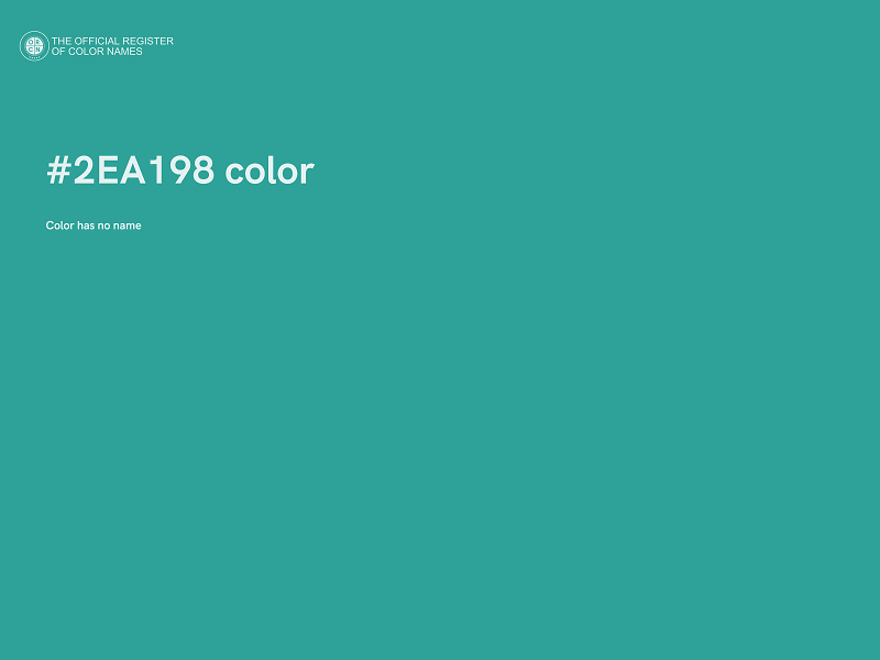 #2EA198 color image