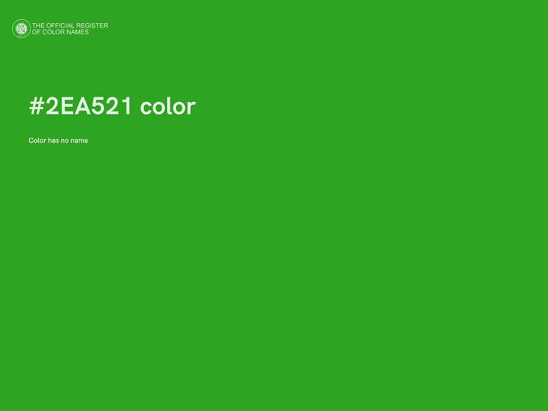 #2EA521 color image