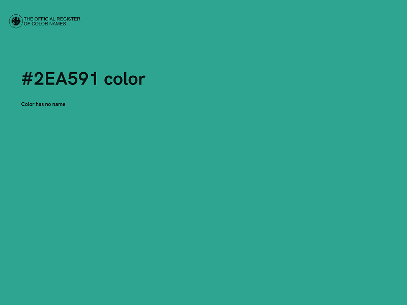 #2EA591 color image