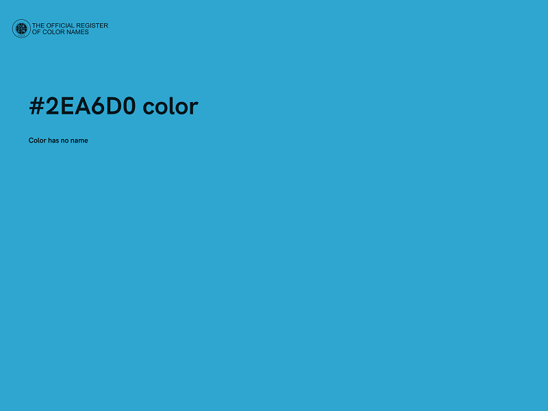 #2EA6D0 color image