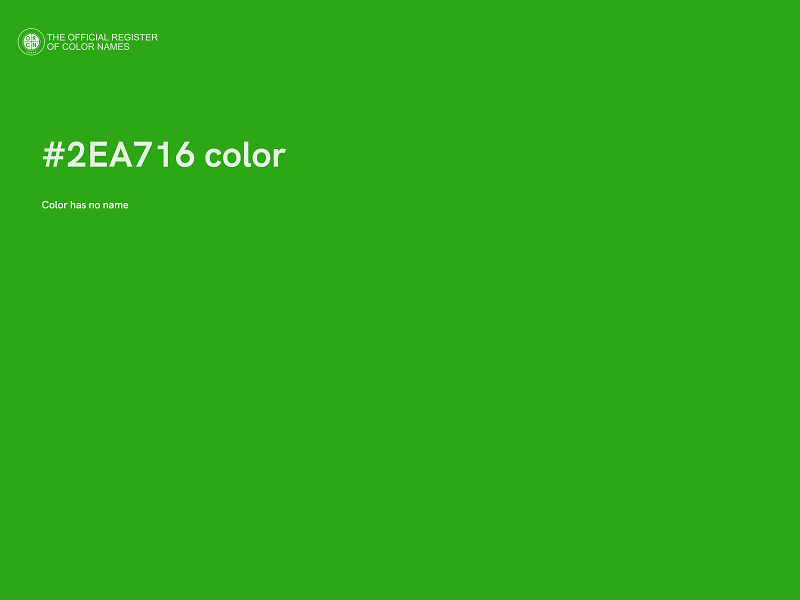 #2EA716 color image