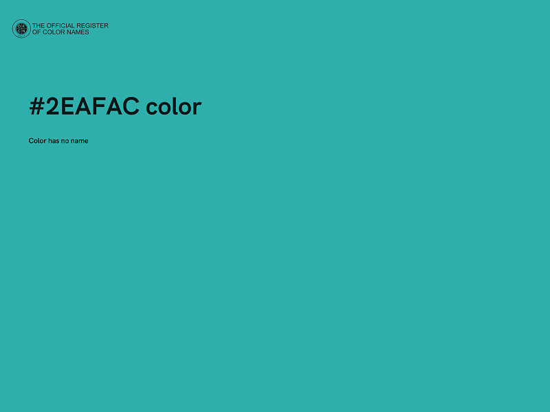 #2EAFAC color image