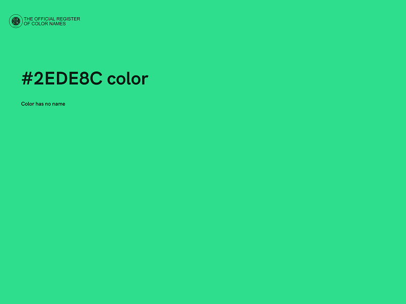 #2EDE8C color image